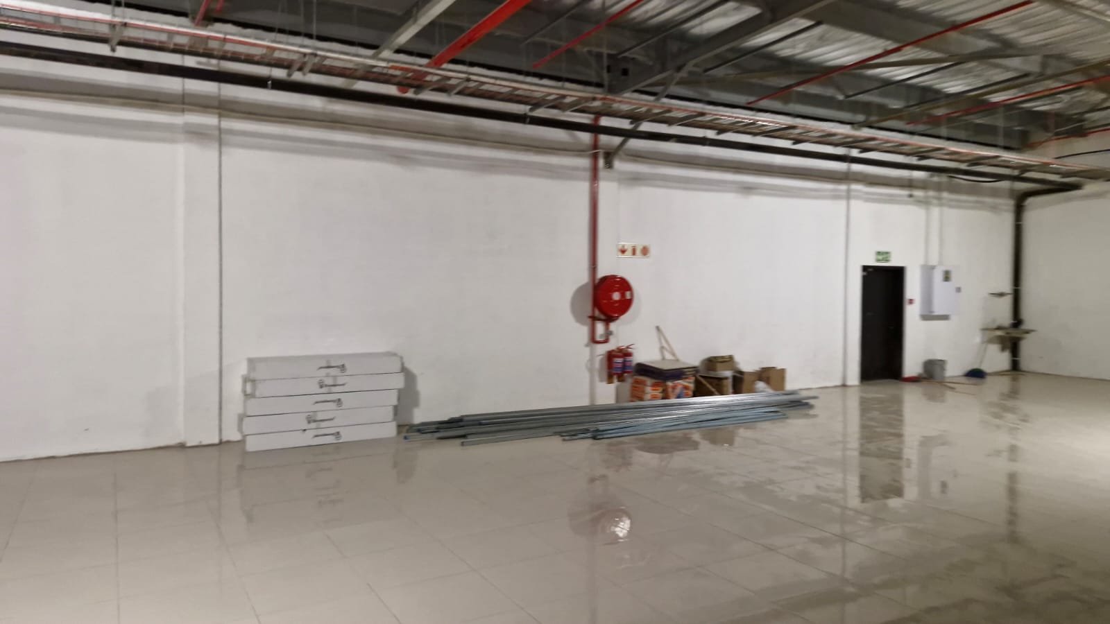 Electrical material and service detail at a site